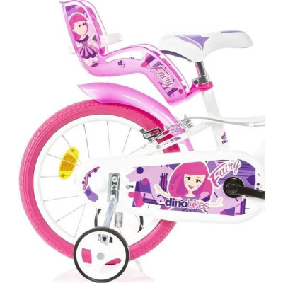 DINO Bikes - Dětské kolo 16" Fairy bílé