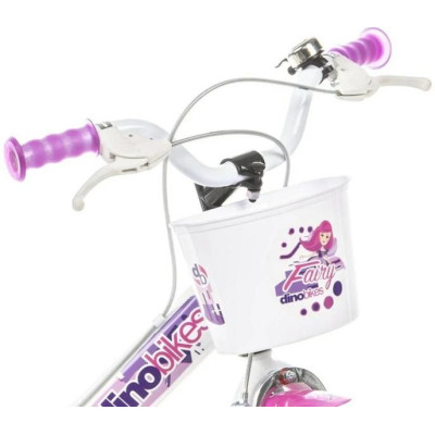 DINO Bikes - Dětské kolo 16" Fairy bílé
