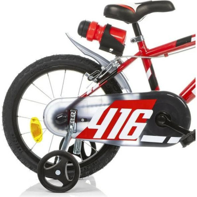 DINO Bikes - Dětské kolo 16" červené