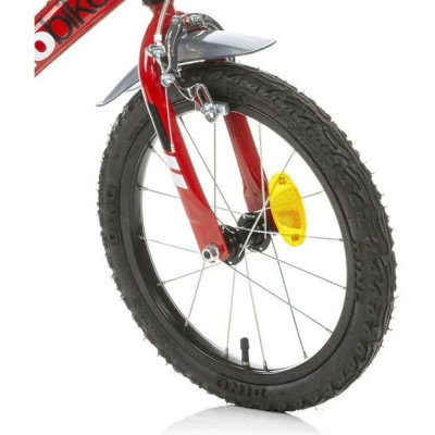 DINO Bikes - Dětské kolo 16" červené
