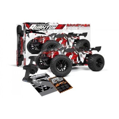 Quantum2 XT Flux 1/10th Stadium Truck - Červený