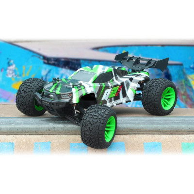 Quantum2 XT Flux 1/10th Stadium Truck - Zelený