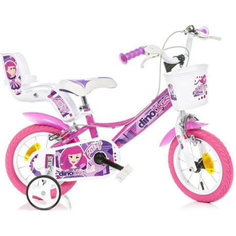 DINO Bikes - Dětské kolo 12" Fairy růžové