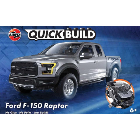 Quick Build auto J6053 - Ford F-150 Raptor - Grey