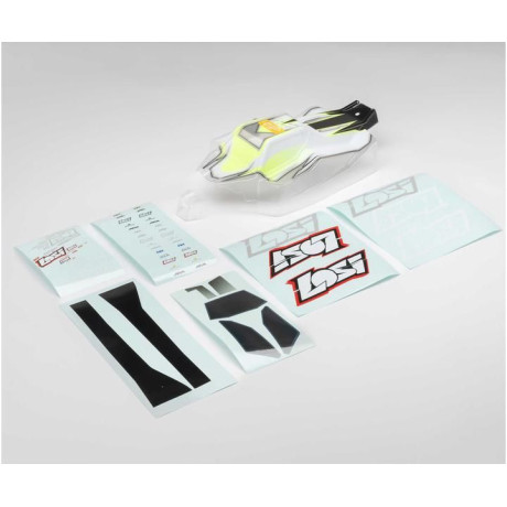 Losi karosérie částečně nabarvená: 8XE