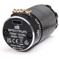Spectrum AC szenzormotor Firma 4274 2250ot/V 4P, tengelyátmérő 5mm, 1:8-as RC autó modellekhez, 3-6S LiPol tápegységgel. Ajánlott vezérlő Firm 130A (érzékelő). Méretek ø42x74mm, súly 360g. 