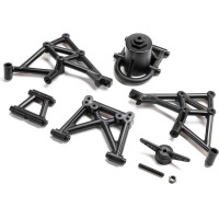 Pótalkatrész RC modellautóhoz Losi 8ight-X Super Lasernut Buggy: hátsó ketrec.