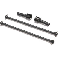 Pótalkatrész RC modellautóhoz Losi 8ight-X Super Lasernut Buggy: tengelytartó, tengely (2).