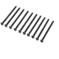 Pótalkatrész Losi 8ight-X Super Lasernut Buggy RC modellautóhoz: M4x60mm BH imbuszcsavar (10)