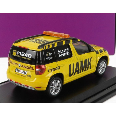 ABREX ŠKODA YETI SUV FACELIFT (RESTYLING) UAMK 2013 - YELLOW BLACK 1/43