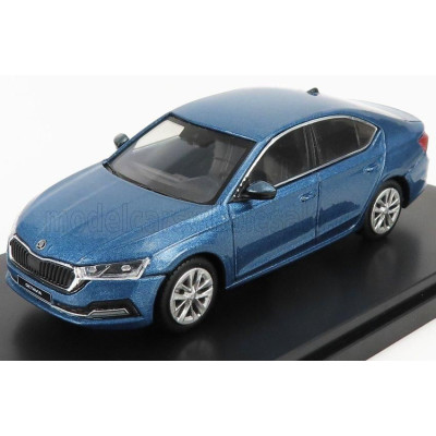 ABREX ŠKODA OCTAVIA IV BERLINE 2020 - BLUE MODRA TITAN MET 1/43