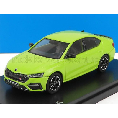 ABREX ŠKODA OCTAVIA IV RS 2020 - LIGHT GREEN 1/43