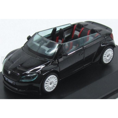 ABREX ŠKODA FABIA RS2000 ROADSTER CONCEPT CAR 2011 - WHITE WHEELS - BLACK 1/43