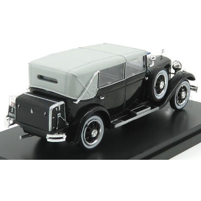 ABREX ŠKODA 860 CABRIOLET CLOSED 1932 - BLACK GREY 1/43