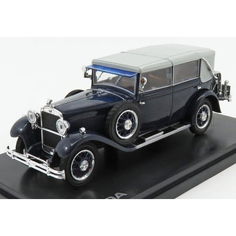ABREX ŠKODA 860 CABRIOLET CLOSED 1932 - BLUE LIGHT GREY 1/43