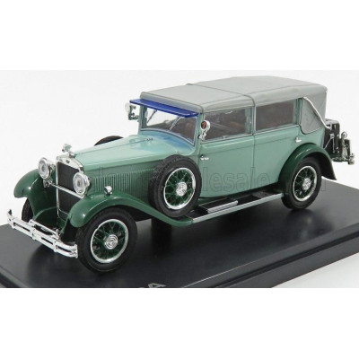 ABREX ŠKODA 860 CABRIOLET CLOSED 1932 - 2 TONE GREEN GREY 1/43