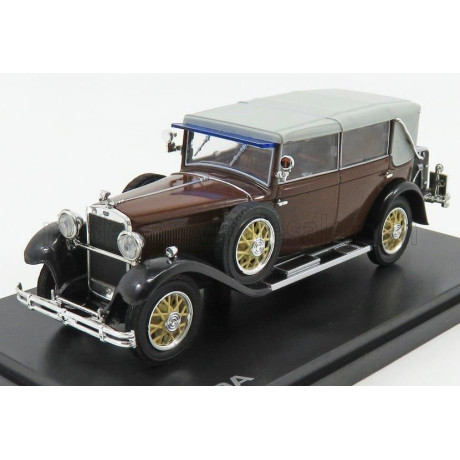 ABREX ŠKODA 860 CABRIOLET CLOSED 1932 - BROWN LIGHT GREY 1/43