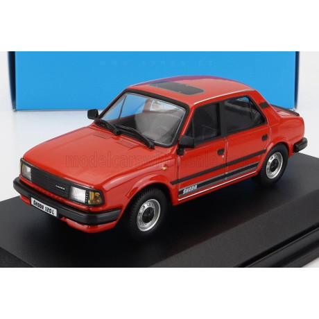 ABREX ŠKODA 120L BERLINE 4-DOOR 1984 - RED 1/43