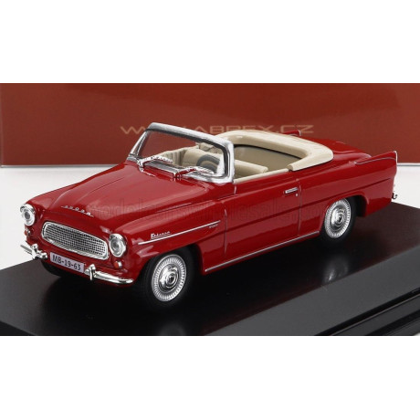 ABREX ŠKODA FELICIA CABRIOLET 2-DOOR 1964 - RED 1/43