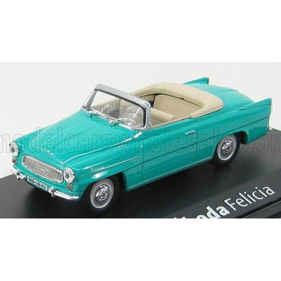 ABREX ŠKODA FELICIA CABRIOLET 2-DOOR 1964 - GREEN 1/43