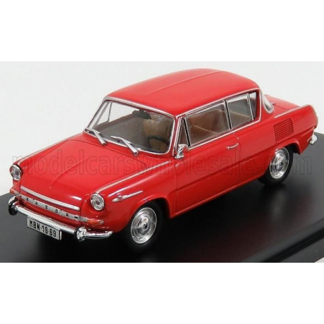 ABREX ŠKODA 1100 MBX 2-DOOR 1969 - ORANGE RED 1/43