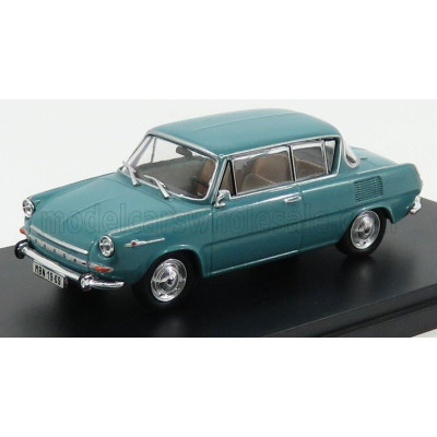 ABREX ŠKODA 1100 MBX 2-DOOR 1969 - LIGHT TORQUOISE 1/43