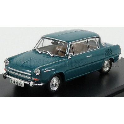 ABREX ŠKODA 1100 MBX 2-DOOR 1969 - BLUE GREEN 1/43