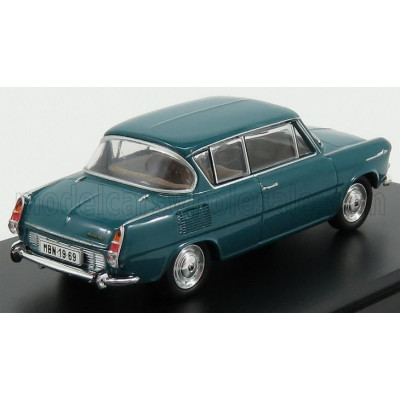 ABREX ŠKODA 1100 MBX 2-DOOR 1969 - BLUE GREEN 1/43