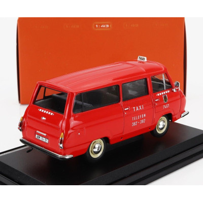 ABREX ŠKODA 1203 MINIBUS TAXI 1974 - RED 1/43