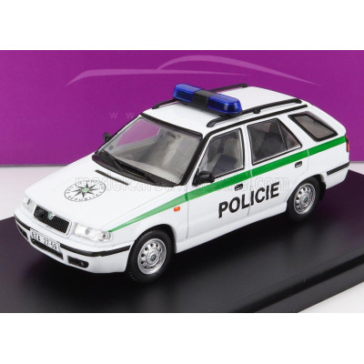 ABREX ŠKODA FELICIA FL COMBI SW STATION WAGON POLICIE 1998 - WHITE 1/43