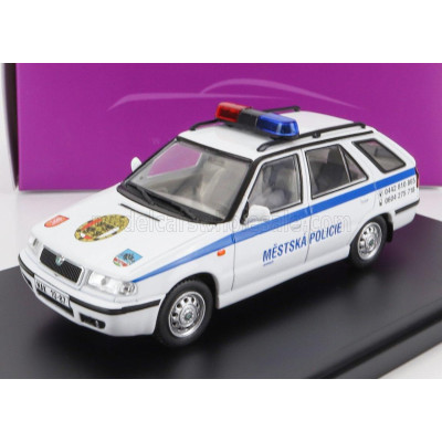 ABREX ŠKODA FELICIA FL COMBI SW STATION WAGON POLICIE 1998 - WHITE 1/43