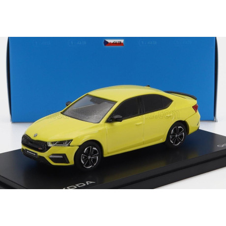 ABREX ŠKODA OCTAVIA IV RS 2020 - LIGHT YELLOW 1/43