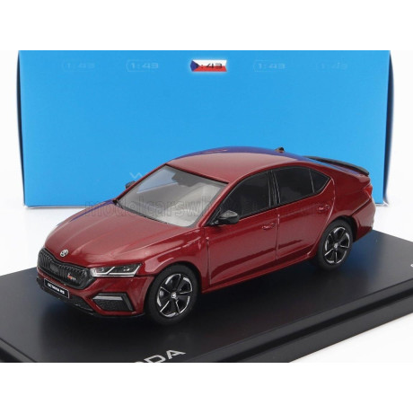 ABREX ŠKODA OCTAVIA IV RS 2020 - RED MET 1/43