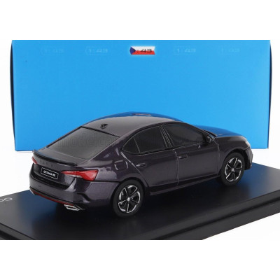 ABREX ŠKODA OCTAVIA IV RS 2020 - DARK PURPLE 1/43