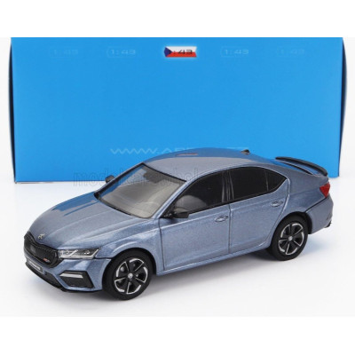 ABREX ŠKODA OCTAVIA IV RS 2020 - LIGHT BLUE MET 1/43