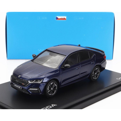 ABREX ŠKODA OCTAVIA IV RS 2020 - BLUE EMT 1/43