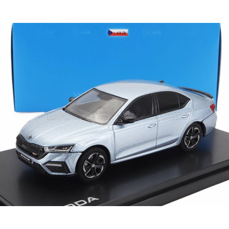 ABREX ŠKODA OCTAVIA IV RS 2020 - LIGHT BLUE MET 1/43
