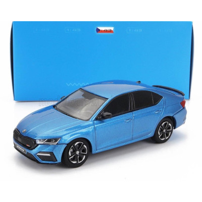ABREX ŠKODA OCTAVIA IV RS 2020 - BLUE MET 1/43