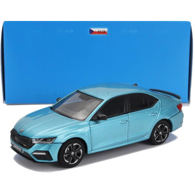 ABREX ŠKODA OCTAVIA IV RS 2020 - MATT LIGHT BLUE 1/43