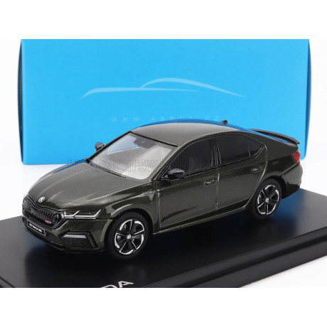 ABREX ŠKODA OCTAVIA IV RS 2020 - BROWN GREY MET 1/43