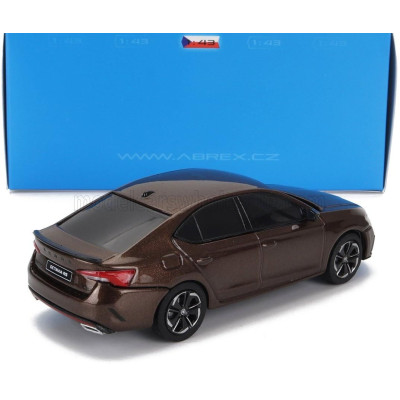ABREX ŠKODA OCTAVIA IV RS 2020 - BROWN MET 1/43