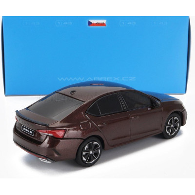 ABREX ŠKODA OCTAVIA IV RS 2020 - BORDEAUX MET 1/43