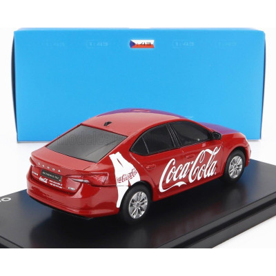 ABREX ŠKODA OCTAVIA IV COCA-COLA 2020 - RED 1/43