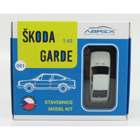ABREX ŠKODA GARDE 1982 - WHITE 1/43
