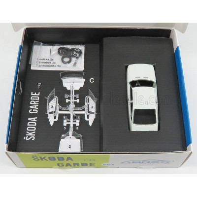 ABREX ŠKODA GARDE 1982 - WHITE 1/43