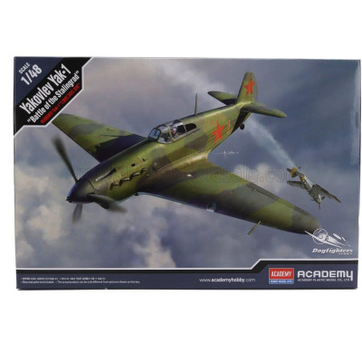 ACADEMY YAKOVLEV YAK-1 MILITARY AIRPLANE BATTLE OF THE STALINGRAD 1942 1/48