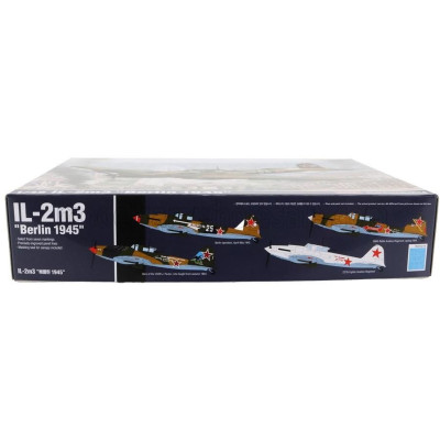 ACADEMY ILYUSHIN IL-2M3 MILITARY AIRPLANE BERLIN 1945 1/48