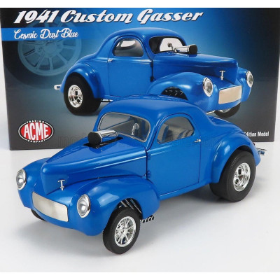 ACME MODELS FORD USA WILLYS GASSER CUSTOM 1941 - BLUE 1/18