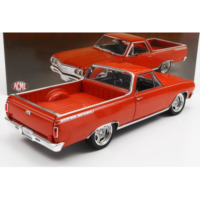 ACME MODELS CHEVROLET EL CAMINO SS CUSTOM CRUISER PICK-UP 1965 - ORANGE 1/18