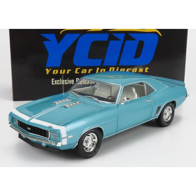 ACME MODELS CHEVROLET CAMARO RS350 COUPE 1969 - LIGHT BLUE MET 1/18